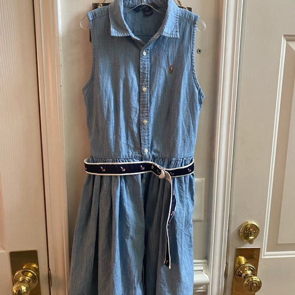 Polo Ralph Lauren Denim Dress and Belt - Picture 1 of 7